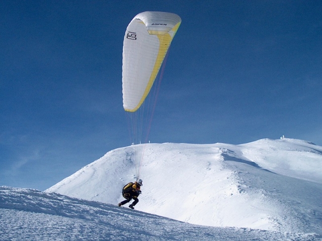  on the snow-capped peaks
